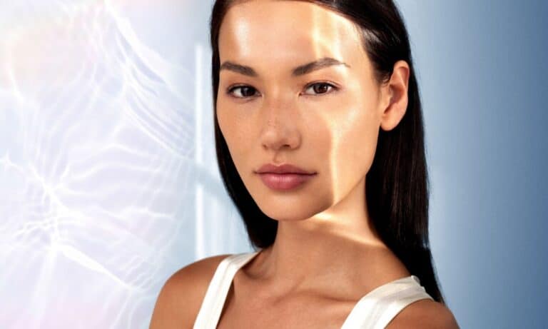 Woman with healthy, radiant skin after a Baby Glow skin rejuvenation treatment